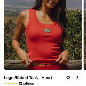 Daily Drills Red Logo Tank Top M/L NWT